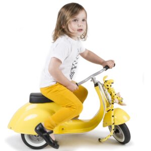 Primo Classic Yellow Ride-On  (Leather Seat)
